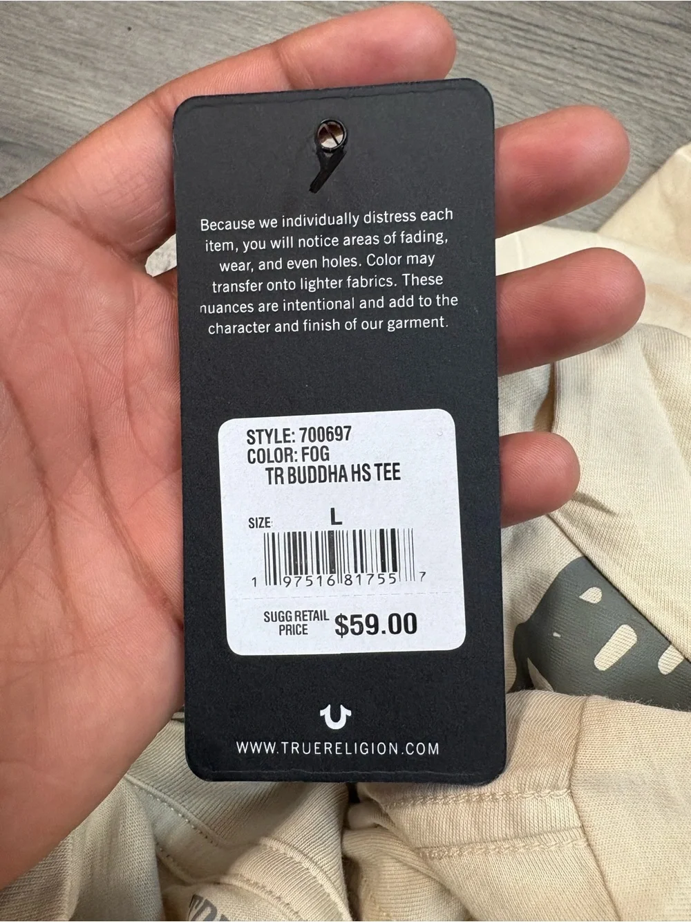 True religion logo tee